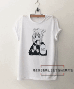 Anime Girl Texting Tee Shirt