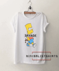 Bart simpson savage Tee Shirt