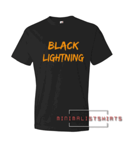 Discover Black Lightning Tee Shirt