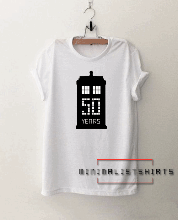 Dr who 50 th Unisex Tee Shirt