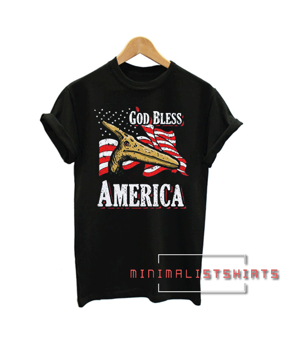God Bless America Pterodactyl Tee Shirt