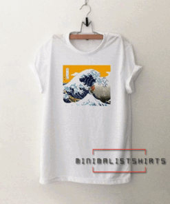 Great Wave Off Kanagawa Parody Tee Shirt
