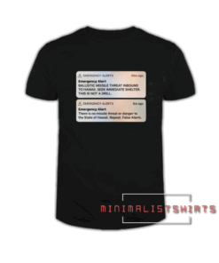 Hawaii's Ballistic Missile Threat Tee Shirt