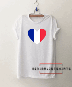 Heart France Tee Shirt