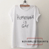 Homophobia is gay Tee Shirt