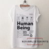 Human being Tee Shirt