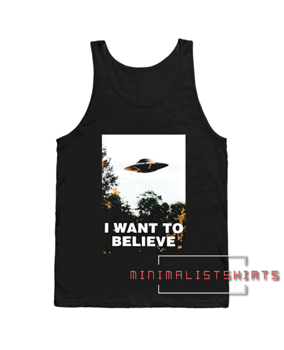 I want to believe Adult Tank top