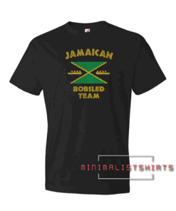 Jamaican Bobsled Team funny 90s movie costume reggae rasta college party vintage retro Tee Shirt