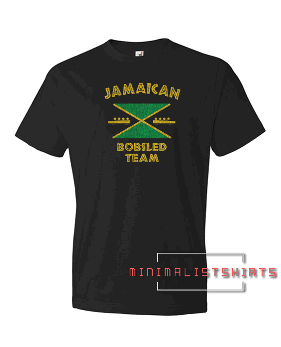 Jamaican Bobsled Team funny 90s movie costume reggae rasta college party vintage retro Tee Shirt