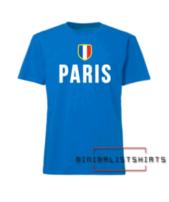 PARIS France Pride French Flag Tee Shirt