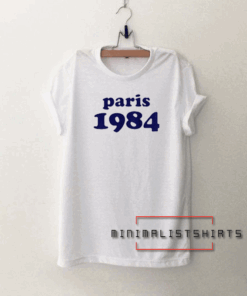 Paris 1984 Graphic Tee Shirt