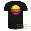 Retro Eighties symbol Sun Totally rad Tee Shirt