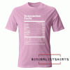 Venezuelan Facts Pink Color Tee Shirt