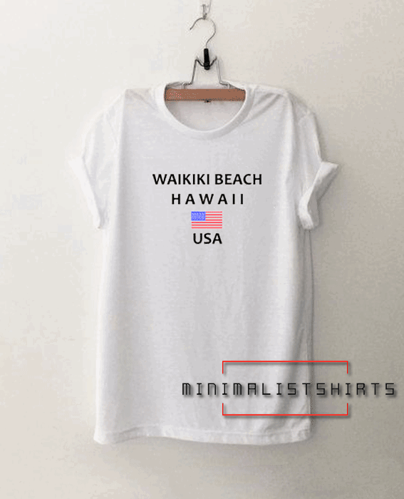 Waikiki Beach Hawaii USA Tee Shirt