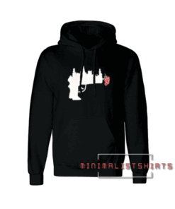 Gun Roses and City Art Unisex Hoodie