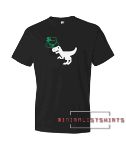Irish Dinosaur Clover St. Patrick's Day Tee Shirt