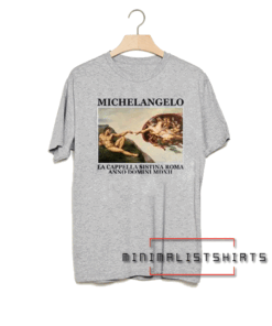 Michelangelo La Cappella Sistina Tee Shirt