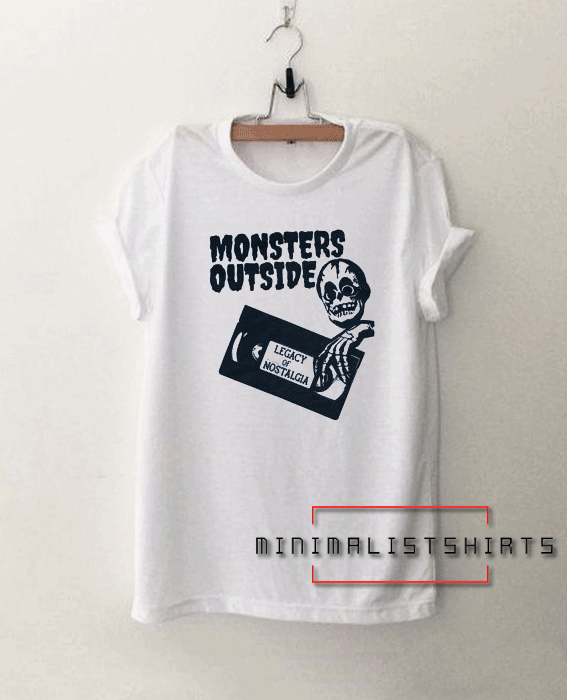 Monsters Outside VHS Legacy Tee Shirt