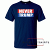 Never Trump Navy Tee Shirt