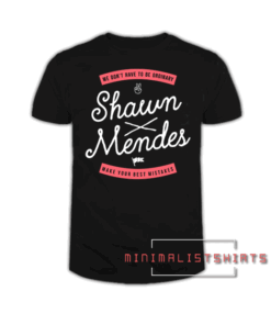 Shawn Mendes Merch-Mistake Ban Tee Shirt