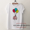 Sloth Tied To Balloon Tee Shirt