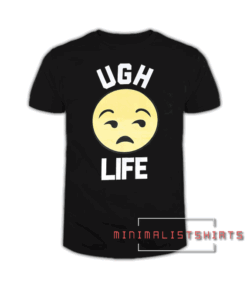 Ugh Life Emoji Printed Tee Shirt