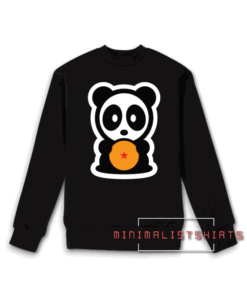 Dragonball Z Super Panda Bambu Brand DBZ Anime Manga Sweatshirt