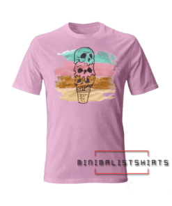 Ice Cream Skull Tee Shirt