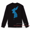 Korean Peninsula Map Sweatshirt