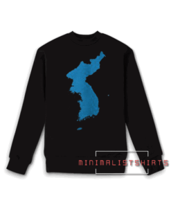 Korean Peninsula Map Sweatshirt