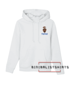 Tupac cartoon image Hoodie