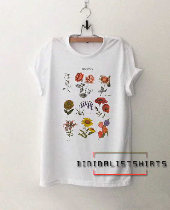 Blooms Tee Shirt for men and women. It feels soft and lightweight