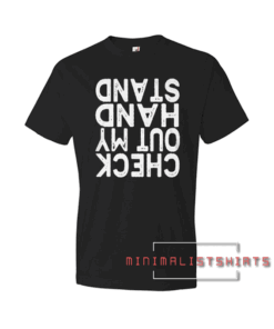 Check Out My Hand Stand Cool Sport Gift Black Tee Shirt