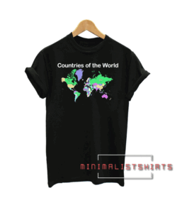 Countries of the World Geography Tee Shirt