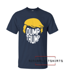 Dump Trump Navy Tee Shirt