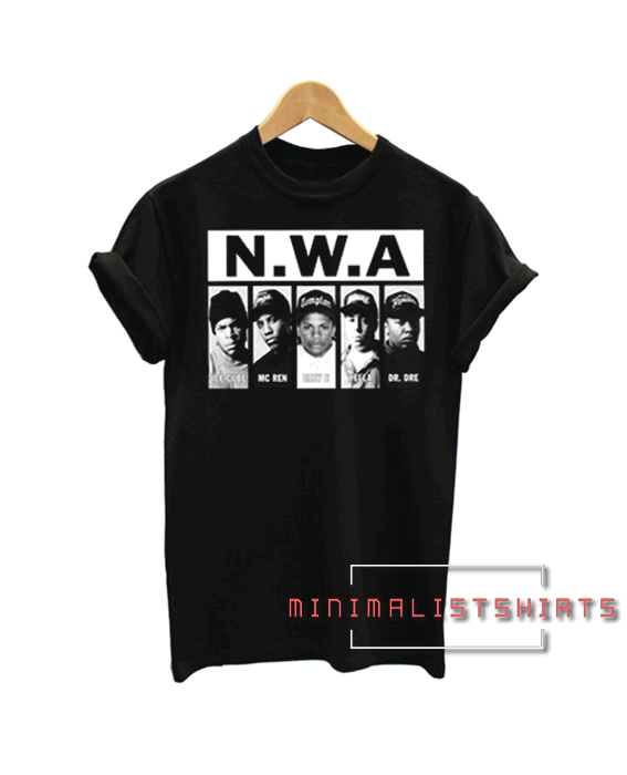 NWA Lace Up Tee Shirt