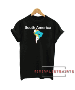 South America Geography Tee Shirt