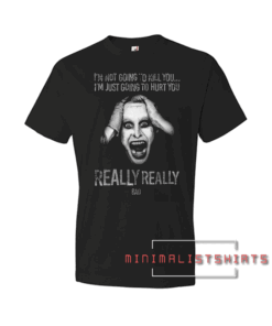 Suicide Squad Joker Unisex Black Tee Shirt