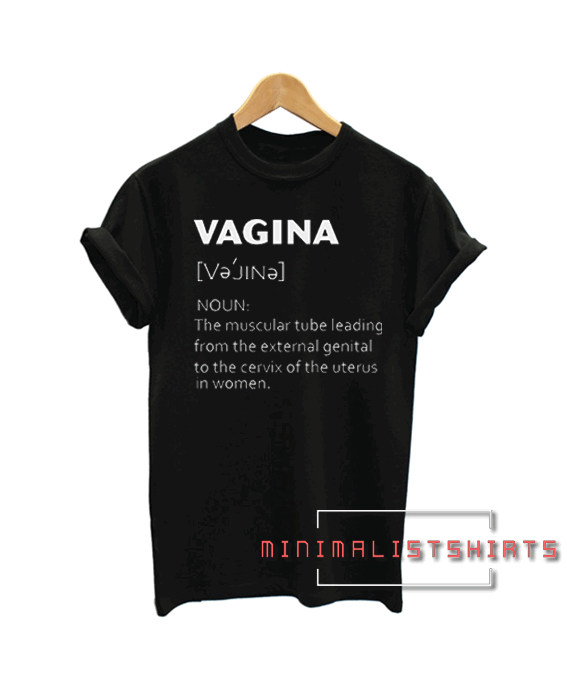 Vagina Definition Mens Ladies Tee Shirt