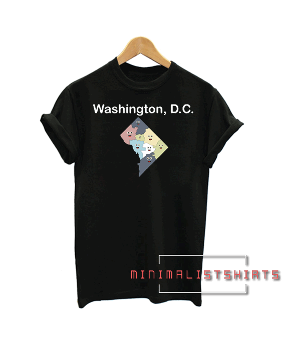 Washington, D.C. Geography Tee Shirt