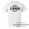 50th Birthday Gift For 50 Year Old Established 1968 Tee Shirt