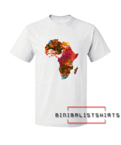 Africa Map Tee Shirt