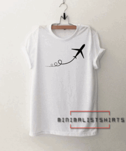 Airplane Taking Off Women's Graphic Tee Shirt