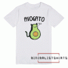 Avocado Cat Tee Cute Cat Face Tee Shirt