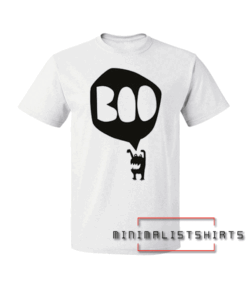 BOO Monster-Black on White Tee Shirt