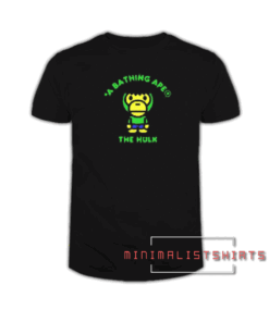 Bape A Bathing Ape x Marvel Hulk Tee Shirt