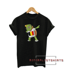 Belgium Dabbing Turtle Unisex Tee Shirt