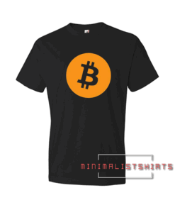 Bitcoin Orange Logo Crypto Currency Unisex Tee Shirt