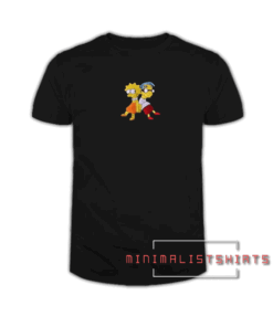 Black The Simpson's Its Maggie Tee Shirt