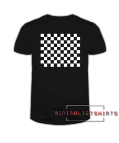 Black and White Checkerboard Tee Shirt